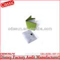 Disney factory audit manufacturer's felt card bag 143334